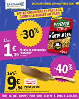 26m140c07lu des magasins Leclerc Valable du 29 septembre au 10 octobre 2026