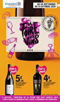 Foire aux vins v.express des magasins Leclerc Valable du 26 septembre au 10 octobre 2026