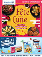 Fete de la lune + surgeles chez Leclerc Valable du 15 au 26 septembre 2026