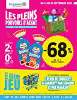 On prépare l'automne des magasins Leclerc Valable du 15 au 26 septembre 2026