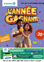 Temps fort #37 des magasins Leclerc Valable du 08 au 12 septembre 2026