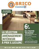 Bricolez à petits prix des magasins Leclerc Valable du 22 septembre au 10 octobre 2026