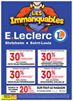 Les immanquables #1 des magasins Leclerc Valable du 28 septembre au 03 octobre 2026