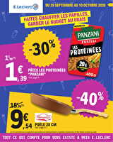 Un octobre gourmand des magasins Leclerc Valable du 29 septembre au 10 octobre 2026