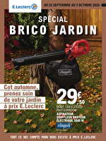 Jardin, brico, chauffage des magasins Leclerc Valable du 22 septembre au 03 octobre 2026