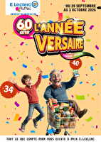 L'année-versaire ! chez Leclerc Valable du 29 septembre au 03 octobre 2026
