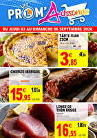 Prom aussonne sem36 chez Leclerc Valable du 03 au 06 septembre 2026