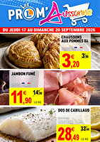 Prom aussonne sem38 chez Leclerc Valable du 17 au 20 septembre 2026
