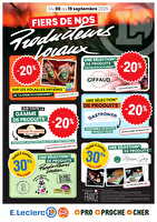 Producteurs locaux des magasins Leclerc Valable du 08 au 19 septembre 2026