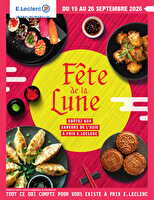Saveurs d'asie chez Leclerc Valable du 15 au 26 septembre 2026
