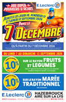 Tract mag 07 au 13 septembre des magasins Leclerc Valable du 07 au 13 septembre 2026