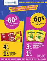 Un octobre gourmand des magasins Leclerc Valable du 29 septembre au 10 octobre 2026