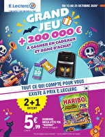 Temps fort festif 2 chez Leclerc Valable du 13 au 25 octobre 2026