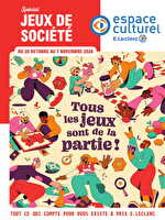Le guide jeux de société chez Leclerc Valable du 20 octobre au 07 novembre 2026