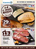 Foire au gras chez Leclerc Valable du 27 octobre au 07 novembre 2026