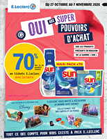 Plein pouvoirs d'achat chez Leclerc Valable du 27 octobre au 07 novembre 2026