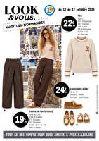 Textile digital look&vous octobre chez Leclerc Valable du 12 au 17 octobre 2026