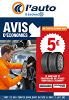 Promos à l'auto e.leclerc des magasins Leclerc Valable du 13 au 31 octobre 2026
