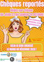 Operation cheque reporte 10 2026 des magasins Leclerc Valable du 18 au 24 octobre 2026