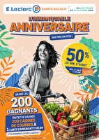 L'immanquable anniversaire  des magasins Leclerc Valable du 06 au 18 octobre 2026