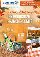 Franche comté 2 des magasins Leclerc Valable du 13 au 24 octobre 2026