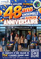 Catalogue anniversaire 2026 des magasins Leclerc Valable du 02 au 14 novembre 2026