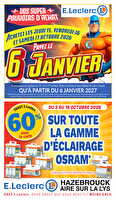 Tract mag 12 au 18 oct des magasins Leclerc Valable du 05 au 18 octobre 2026