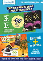 Promos en or chez Leclerc Valable du 06 au 17 octobre 2026