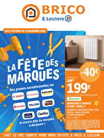 Brico, fête des marques des magasins Leclerc Valable du 27 octobre au 14 novembre 2026