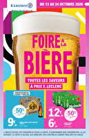 Foire à la bière chez Leclerc Valable du 13 au 24 octobre 2026