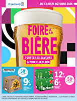 Foire à la bière chez Leclerc Valable du 13 au 24 octobre 2026