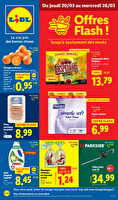 Les promos de la semaine chez Lidl Valable du 20 au 26 mars 2025