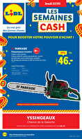 Catalogues de la semaine chez Lidl Valable du 27 mars au 24 avril 2025