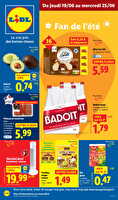 Les promos de la semaine chez Lidl Valable du 19 au 25 juin 2025