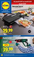 Les bonnes affaires de la semaine chez Lidl Valable du 17 au 21 juillet 2025