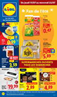 Les promos de la semaine chez Lidl Valable du 17 au 23 juillet 2025