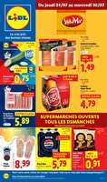 Les promos de la semaine chez Lidl Valable du 24 au 30 juillet 2025