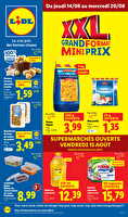Les promos de la semaine des magasins Lidl Valable du 14 au 20 août 2025