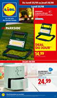 Les bonnes affaires de la semaine des magasins Lidl Valable du 25 au 28 août 2025