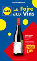 Catalogues à theme chez Lidl Valable du 06 au 10 septembre 2025