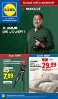 Les bonnes affaires de la semaine chez Lidl Valable du 11 au 15 septembre 2025