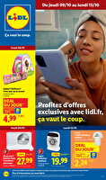 Les bonnes affaires de la semaine des magasins Lidl Valable du 09 au 13 octobre 2025