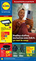 Les bonnes affaires de la semaine des magasins Lidl Valable du 02 au 06 octobre 2025