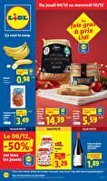 Les promos de la semaine chez Lidl Valable du 04 au 10 décembre 2025