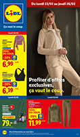 Les bonnes affaires de la semaine chez Lidl Valable du 23 au 26 février 2026