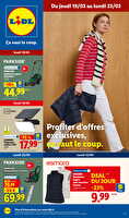Les bonnes affaires de la semaine chez Lidl Valable du 19 au 23 mars 2026