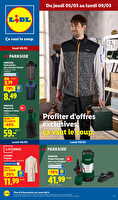 Les bonnes affaires de la semaine chez Lidl Valable du 05 au 09 mars 2026