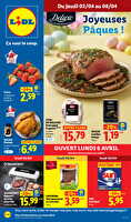 Les promos de la semaine des magasins Lidl Valable du 02 au 08 avril 2026