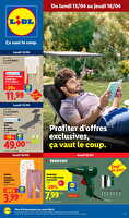 Les bonnes affaires de la semaine chez Lidl Valable du 13 au 16 avril 2026