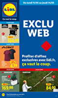 Les bonnes affaires de la semaine des magasins Lidl Valable du 11 au 14 mai 2026